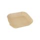 Baking tray 20x20x4.5cm brown for Air Fryer op.100pcs.