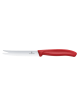 Victorinox Swiss Classic Cheese and Sausage Knife, serrated blade, 110mm, red