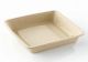 Container BePulp square 1400ml, 23x23x4cm, vegetable pulp, 75 pieces