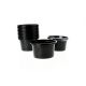 Sosjerka fi.70,3mm PP (POT75N) 80ml op.100szt. (k/10) czarna, WIELORAZOWE