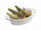 Finger food porcelana pucharek owalny brytfanna 88x53mm biały, op.12szt. (k/12)