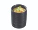 Finger food porcelain round goblet fi.50mm black, op.12pcs. (k/12)