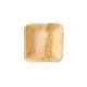 PURE palm leaf bowls 40ml square 80x80xh.22 mm, 25 pieces
