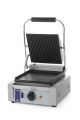 Grill kontaktowy pojedynczy - góra ryflowana, dół gładki kod 263600
