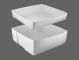 Confectionery folding boxes with lid 19x12x7 cm, price per set 50pcs