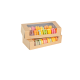 SUSHI box 20x9x4,5cm op.50szt. kraft/czarny OP-02 (makaroniki)