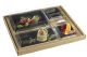 Ecokraft catering set with black Kanopee trays 366x295x70 mm 30 pcs