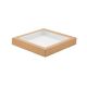 SUSHI box 25x25x5cm op.50szt. kraft (P10277)