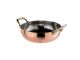 Mini saucepan copper-plated dia. 13 cm h. 4.25 cm stainless steel