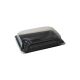 Pojemnik sushi czarny z pokrywką PET 185x130x30 mm 50 kpl OP-05