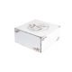 Box 28x28x13 white with printed Patina