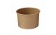 Paper container KRAFT for ice cream 270ml dia.95xh.55mm, 50 pieces