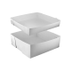Pudełka cukiernicze składane z pokrywką 25x18x7 cm, cena za komplet 50szt