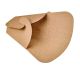 Kraft cornet crepe pancake 15x18.5x6cm, 50 pieces