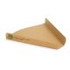 Rożek PIZZA brązowy 18x17x2,5cm PURE op. 80 sztuk