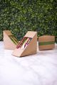 Sandwich box KRAFT 65mm, window PLA fully biodegradable, 500 pieces