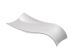 Rectangular plate 30x15x5.5 white