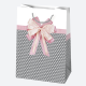Decorative bags T8 general set 48 38/29cm, op.10pcs. (bows) (k/20)