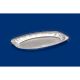 Taca cateringowa ALU 334x234mm owalna, op.100 sztuk