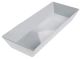 Taca prostokątna Le Perle biała wysoka melamina 50x20x7,5cm