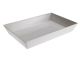 Rectangular tray Le Perle white high melamine 25x35x7,5cm