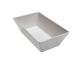 Rectangular tray Le Perle white high melamine 25x15x7,5cm