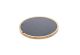 Bamboo set tray and slate, diameter 27xh.1,7cm round