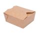 TAKEOUT BOX 11x9x5cm 500ml karton biało-brązowy klejony TnG op. 50 sztuk