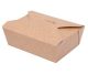 TAKEOUT BOX 14x10x5cm 750ml karton biało-brązowy klejony TnG op. 50 sztuk