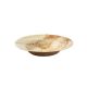 Palm leaf plate round 23cm deep, Palmware®, 25 pieces