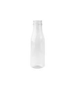 Kerek rPET palack 400ml, 38mm-es menettel 2 start, TnP op. 100 db.