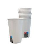 PAP/PE kopp SW 400ml vit op.50st. (k/20) dia.90mm, 16oz. TnP, SUP