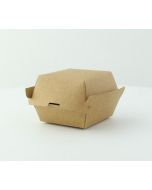 FINGERFOOD - mini hamburgeres doboz KRAFT 54x58x49mm op. 50 db.