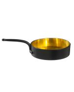 FINGERFOOD - pan gold/black 25ml PS fi.5.5x9.4x(h)1.5cm, op. 24 st