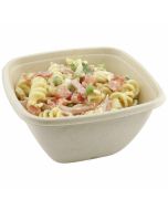 Miska z trzciny cukrowej 500ml, bagasse - kolor naturalny 13,2x13,2x6,7 op. 50 sztuk