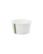 Vegware pappersbehållare 350ml 25st diameter 115mm biologiskt nedbrytbar soppor, sallader, glass (k/20)