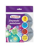 Skurbor med metallnät, 3-pack