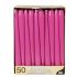 Candle cone 25cm fuchsia, diameter 2.2 cm, 50 pieces thumbnail
