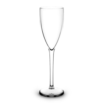 LONG LIFE champagne glass 150ml op.6pcs unbreakable, made of polycarbonate