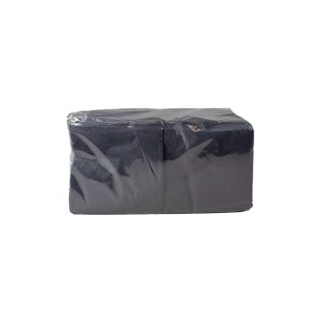 Napkins 24x24 2W 1/4 black, pack of 400 pcs (k/10)