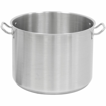 Medium pot without lid, steel, O 200 mm, V 4.4 l