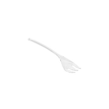 FINGERFOOD mini fork 100mm op.200pcs (k/20) PS transparent, REUSABLE