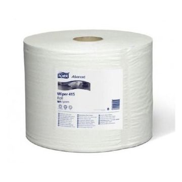 Cleaning cloth in small roll TORK 415 white W2 - 1150 leaves