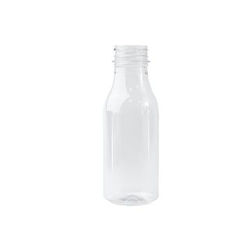 Bottle PET 330 ml, thread 38mm 2 start, height 165mm, rPET, 100 pieces