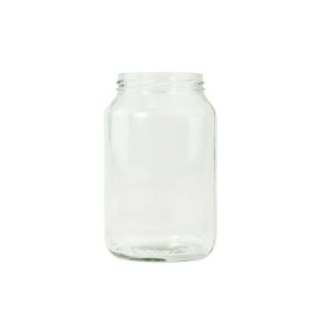 Glass jar fi 82mm 900ml, PALETA sales only on full pallets 1728pcs.