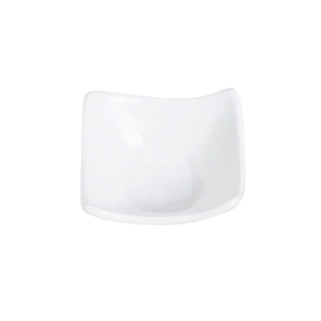 FINGERFOOD porcelain square plate 76x76x(h)34mm white, op.12pcs. (k/18)