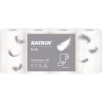 Toilet paper Katrin Plus Toilet 150, 3-ply, 56 pieces