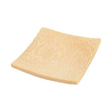 FINGERFOOD bamboo square plate 60x60mm, op.24pcs (k/12)