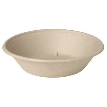 DUNI 800ml sugar cane bowl, 194x48 mm, brown colour, pack of 40 (c/8)