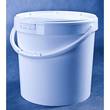 Plastic bucket PP 18L white, price per 30 pc (without lid)